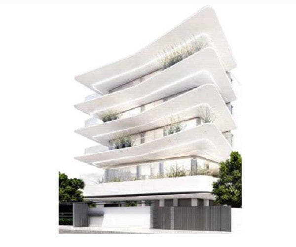 Low-rise residence with a swimming pool at 500 meters from the beach, Limassol