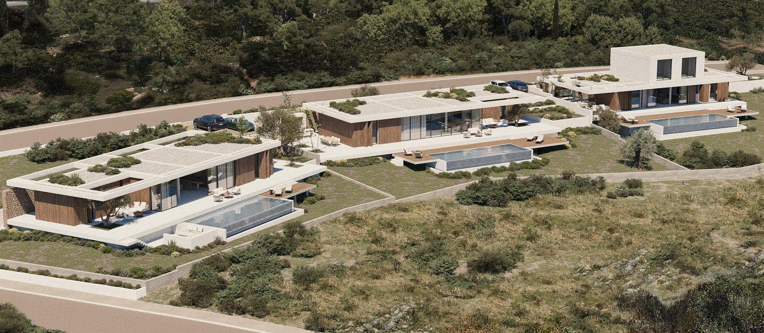 New complex of villas with swimming pools