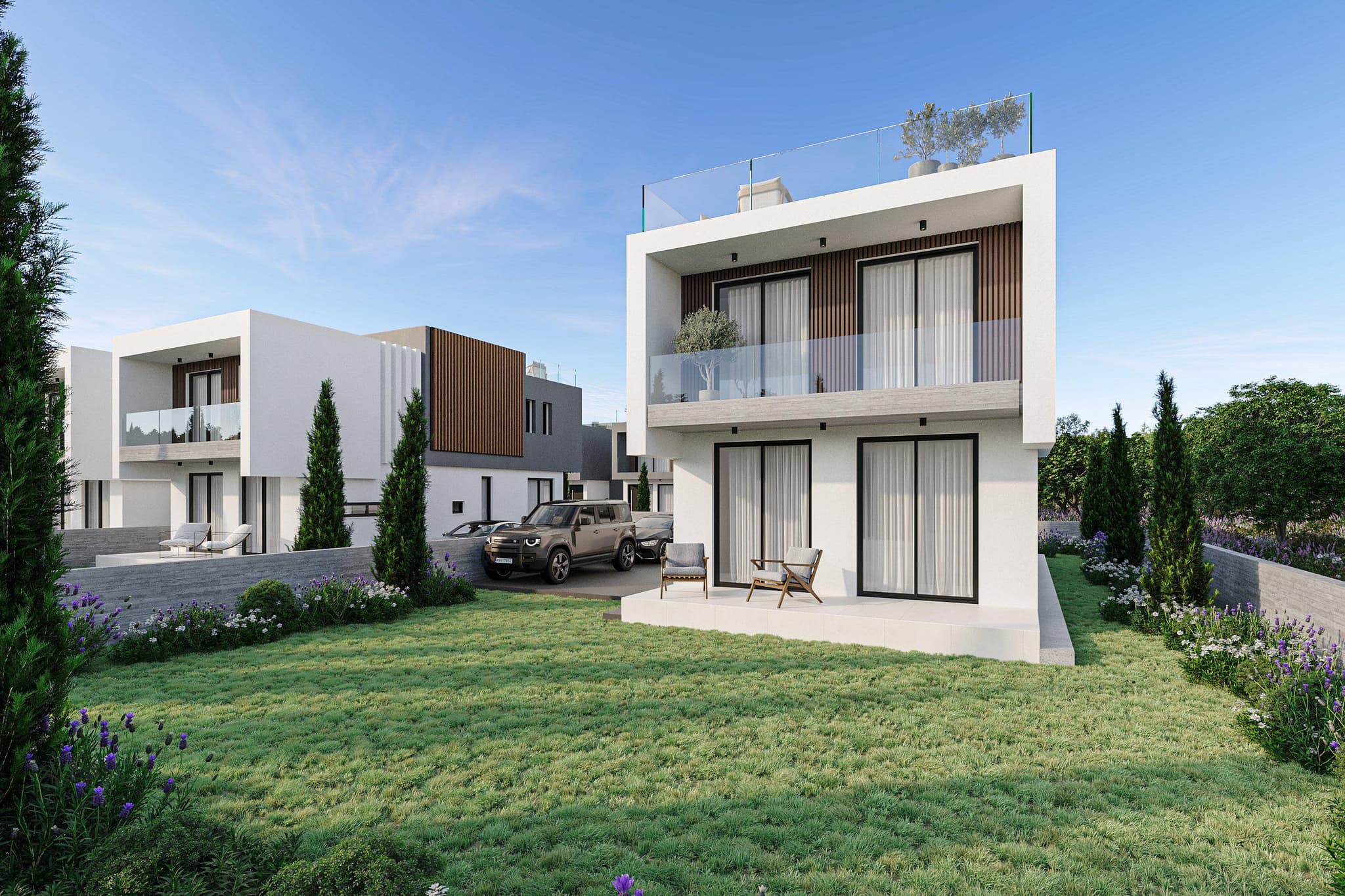 New complex of villas near an international school