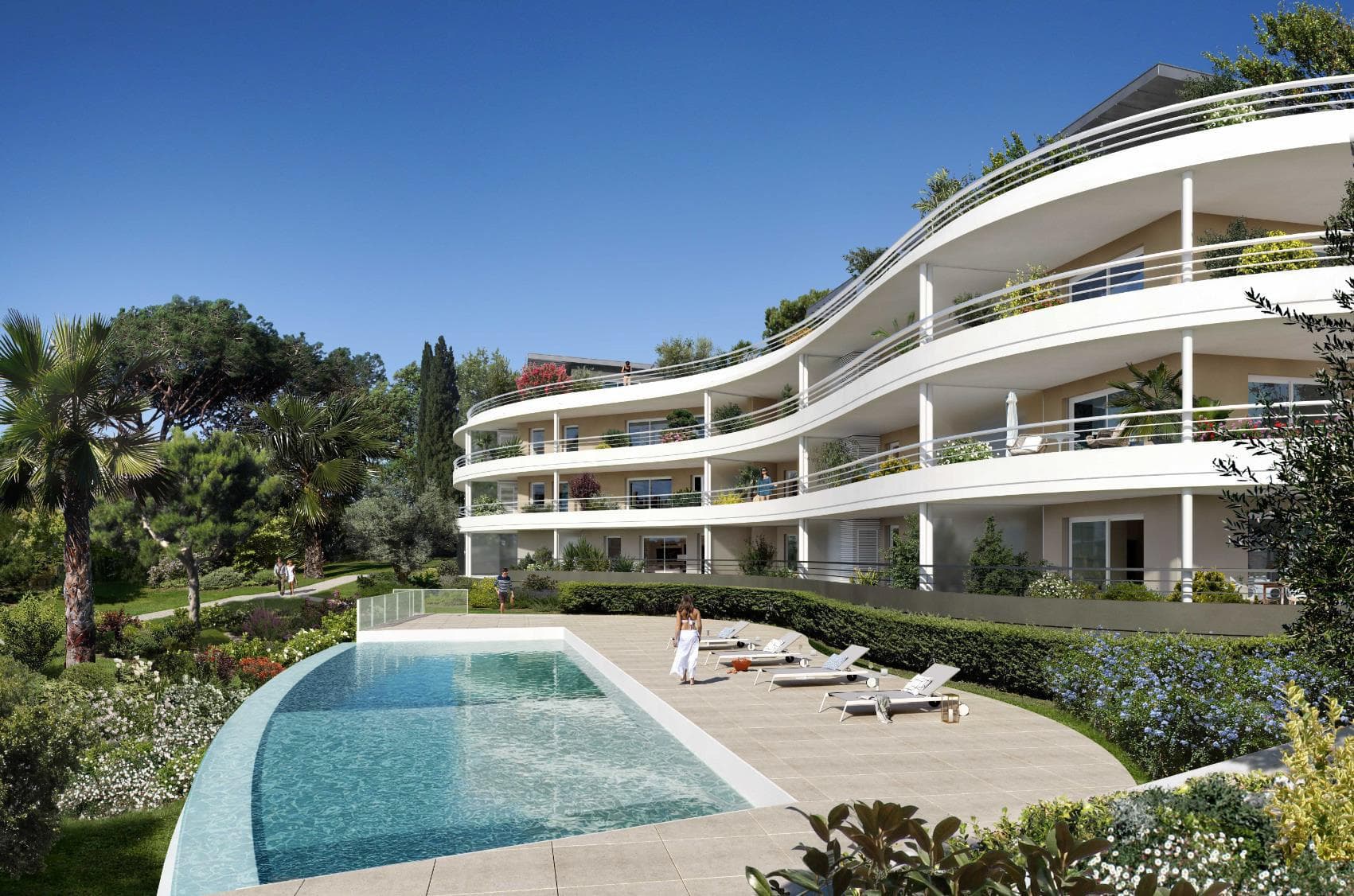 New residential complex in the Fabron area, Nice, Cote d'Azur