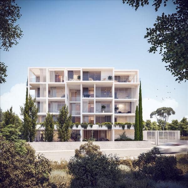 New residence with a swimming pool and a gym at 450 meters from the sea, Paphos