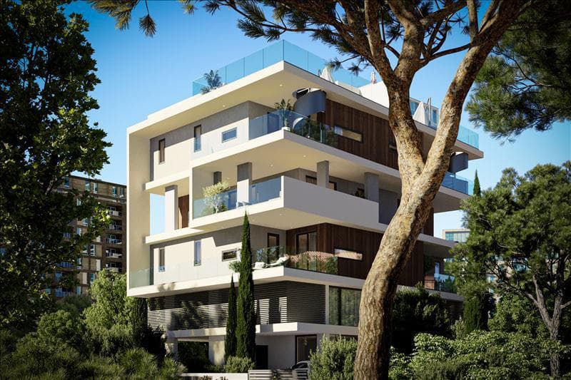 New residence with a parking in the center of Larnaca