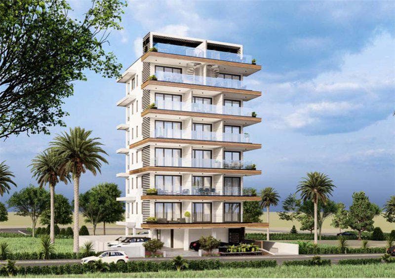 New residence with a view of the sea at 90 meters from the beach, Larnaca
