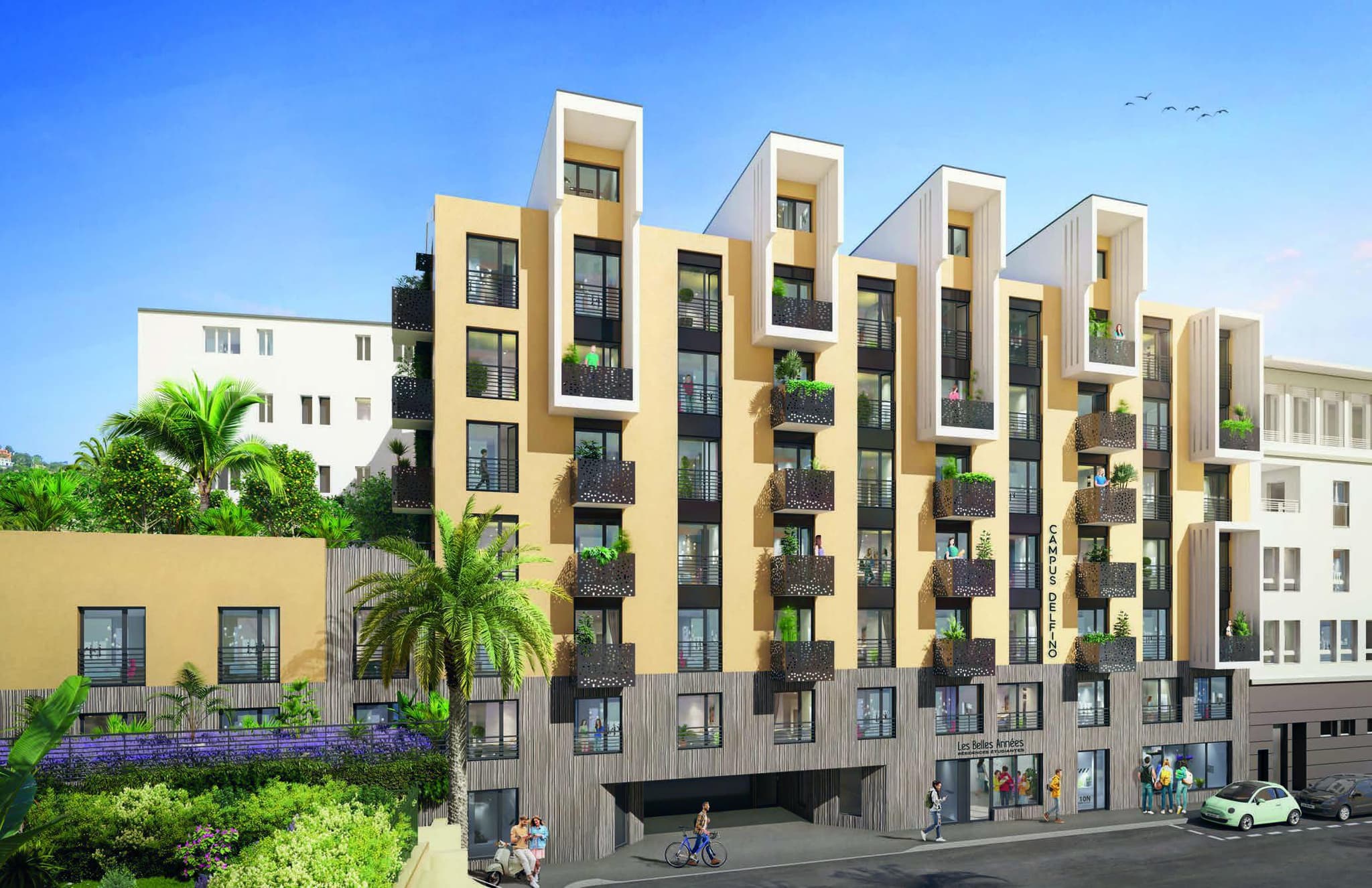 New turnkey student studio complex in Nice, Cote d'Azur