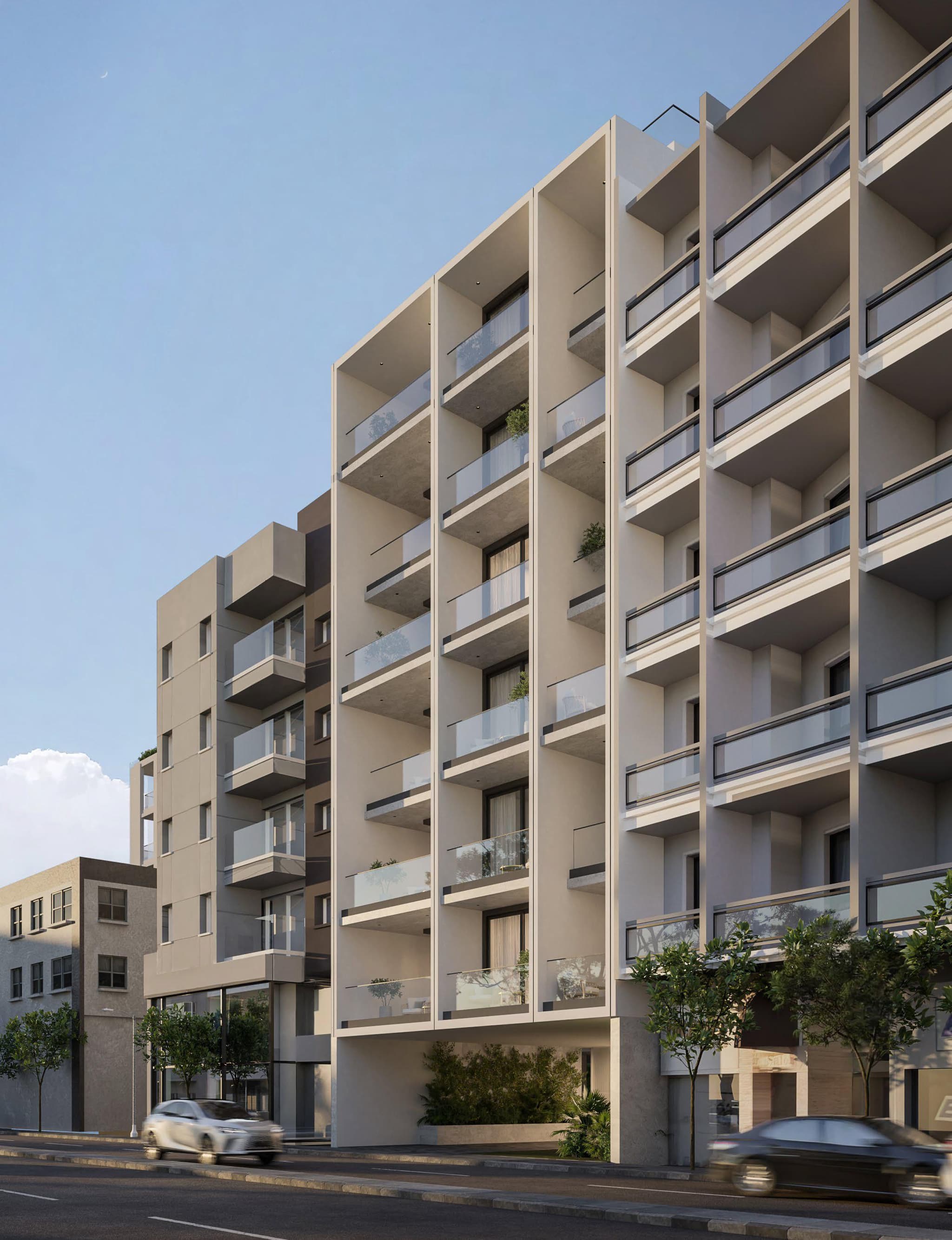 Residential complex with a swimming pool and lounge areas, close to the beach, in the historic center of Limassol