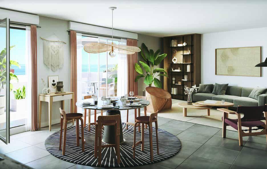 Modern residential complex with a parking in the center of Cap D'Ail, Cote d'Azur