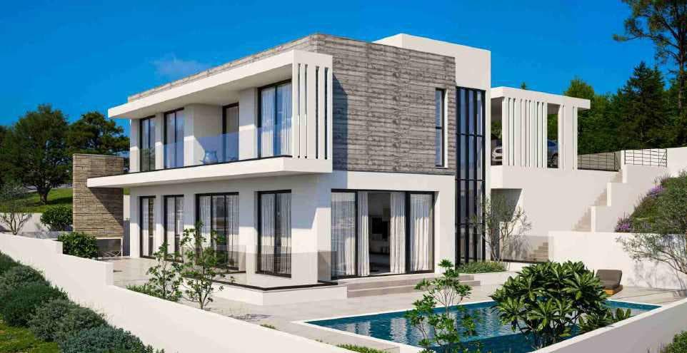 New complex of villas with swimming pools and panoramic views, Limassol