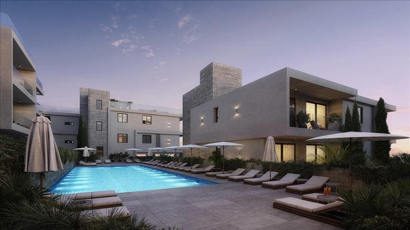 New gated residence with a swimming pool and gardens, Geroskipou