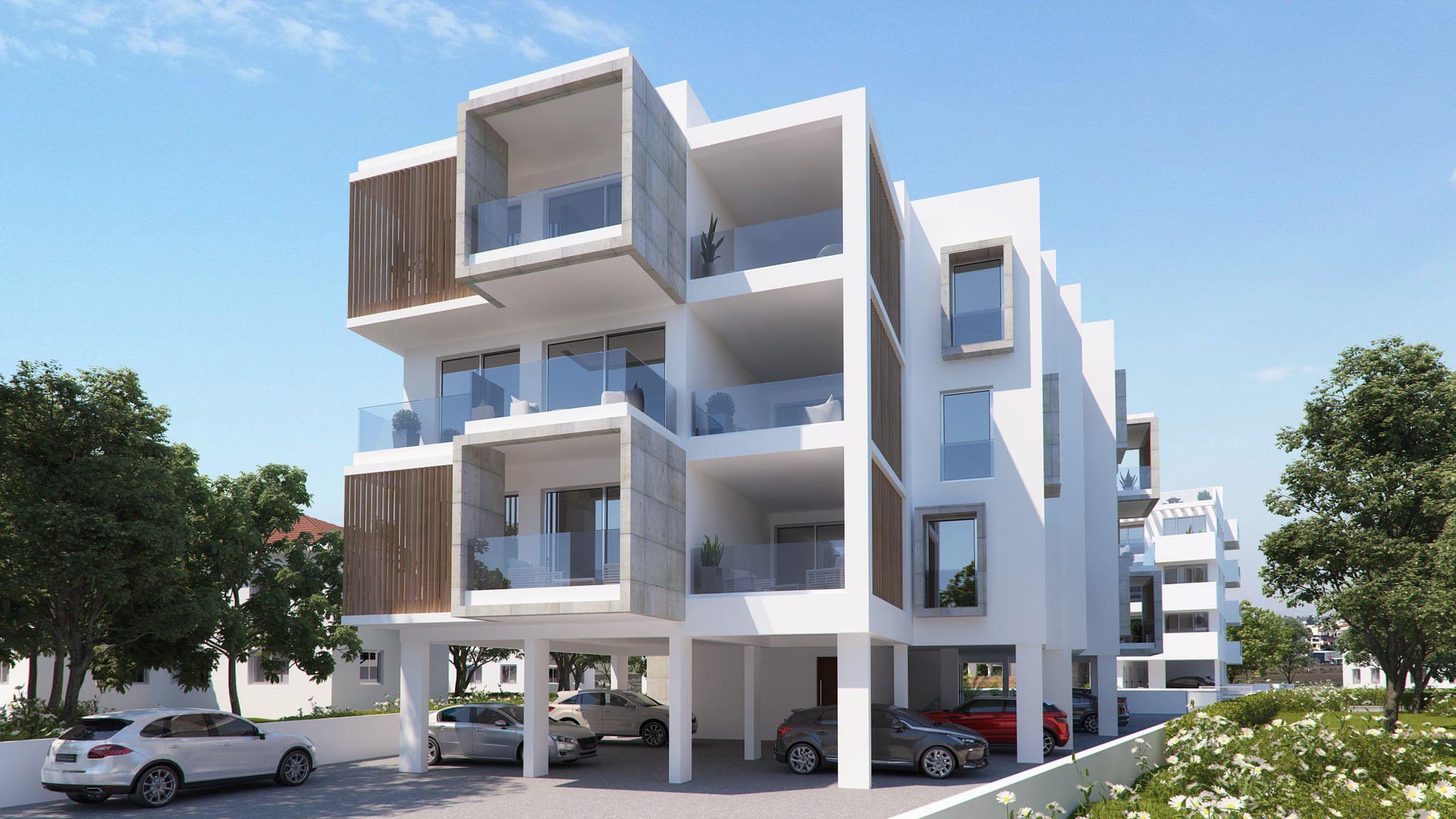 Residential complex with a swimming pool close to the center of Limassol
