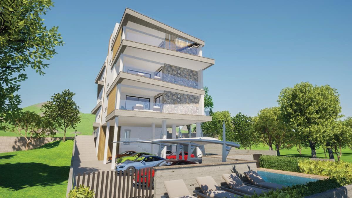 New residential complex with a swimming pool in the prestigious area of Agios Athanasios