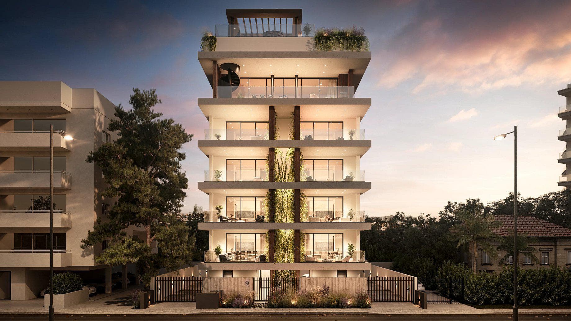 New gated residence close to the beach, in the center of Limassol