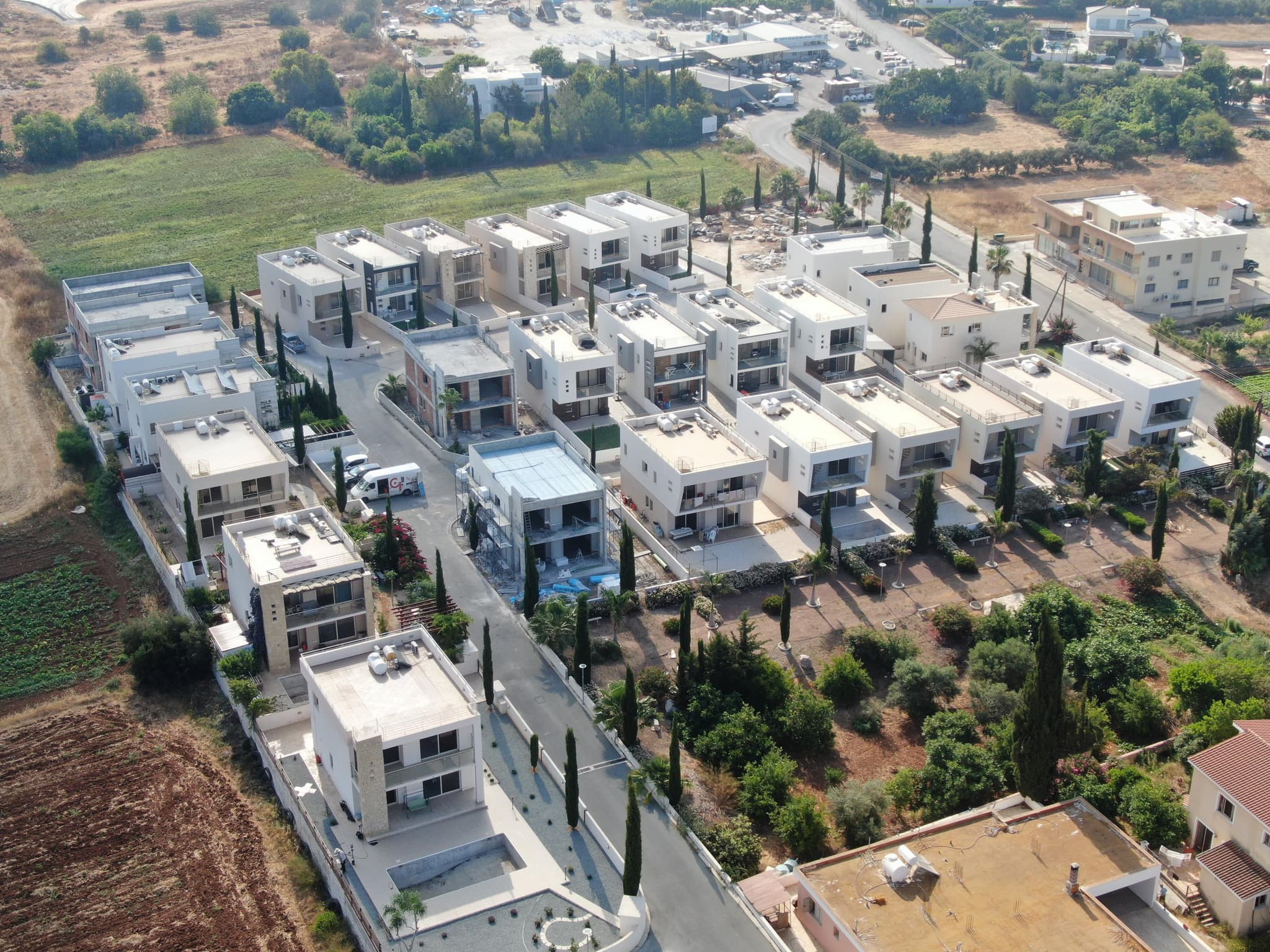Complex of villa with picturesque views near the beach and the center of Paphos