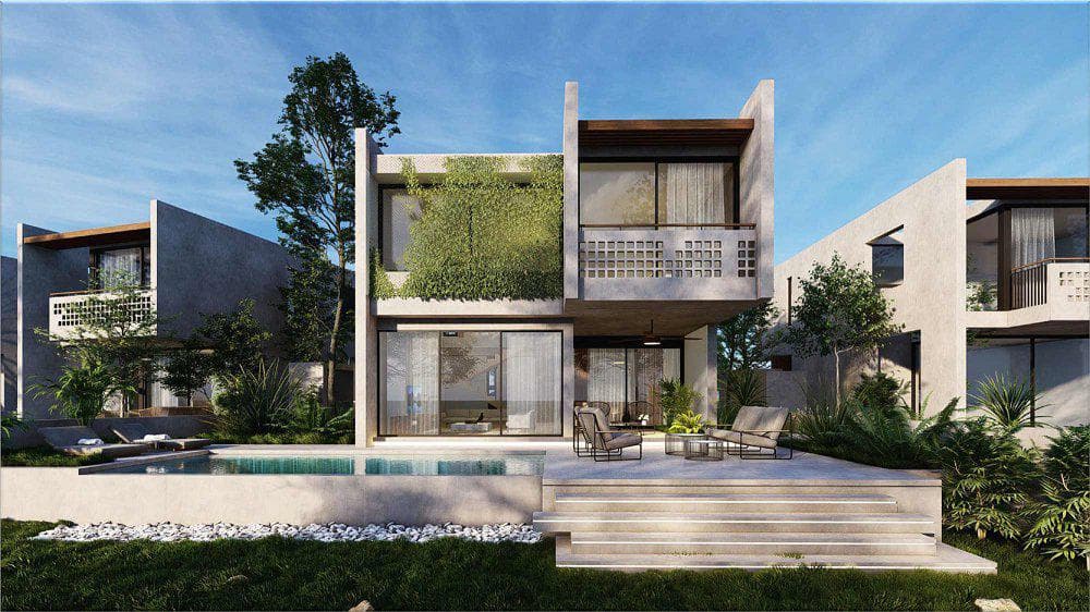 Modern complex of villas and townhouses in a prestigious area, Konia, Paphos