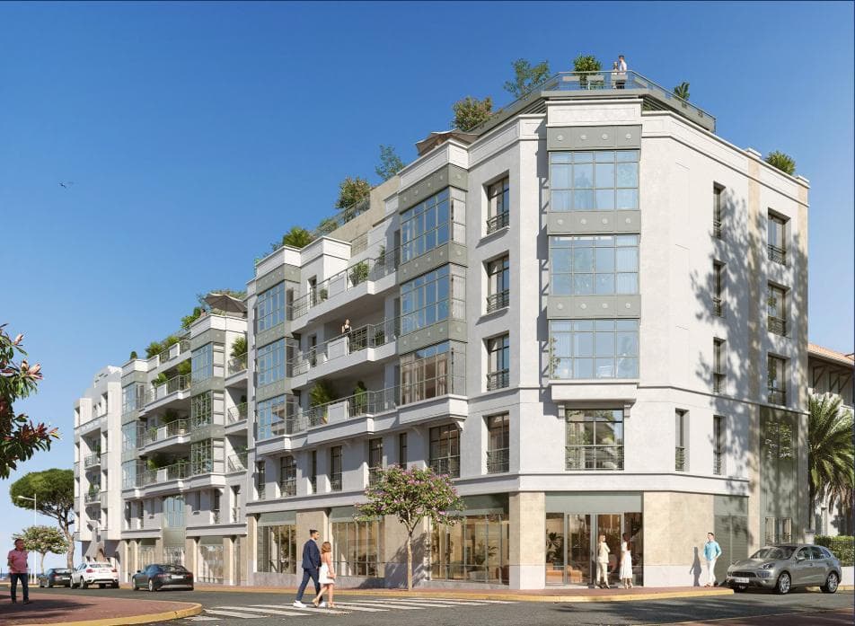 First class beachfront project in Juan-les-Pins