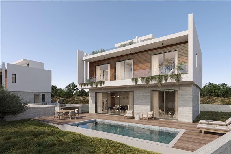 New gated complex of villas close to beaches