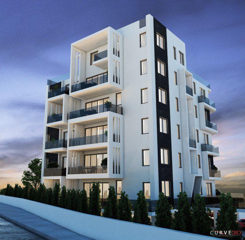 Modern residence with a swimming pool in the center of Larnaca