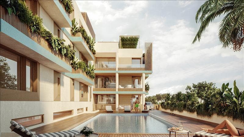 New residence at 700 meters from the beach and 450 meters from the center of Paphos