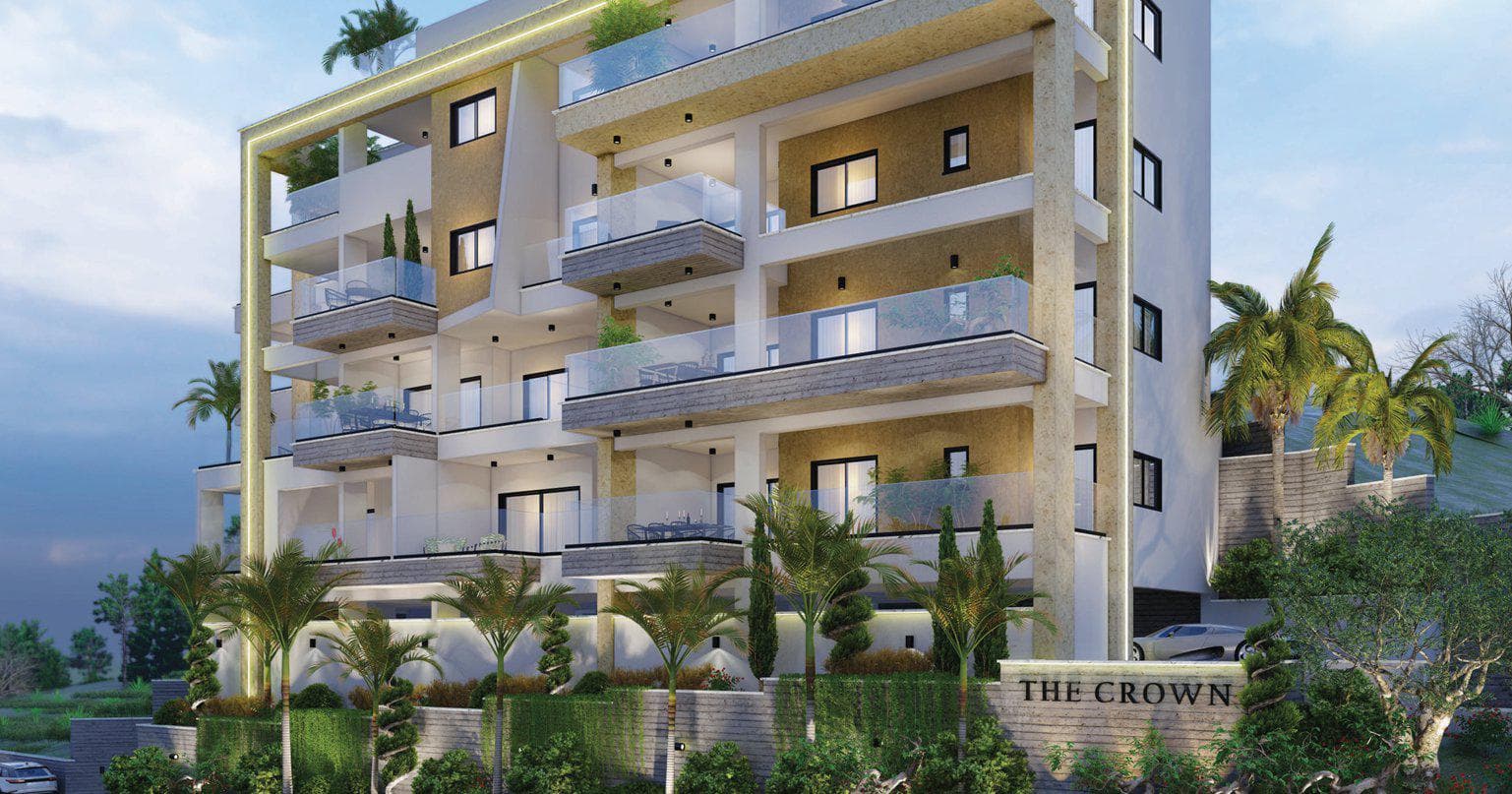 New low-rise residence with a view of the sea, Agios Athanasios