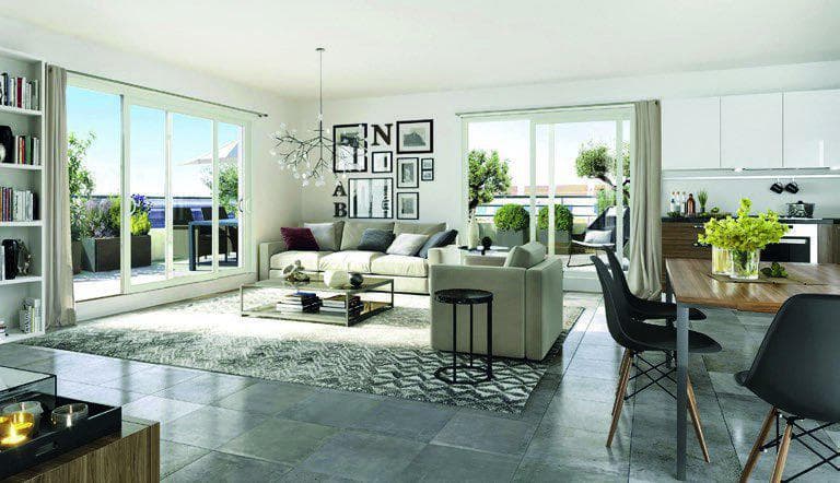 New apartments near the train station in Census-sur-Mer
