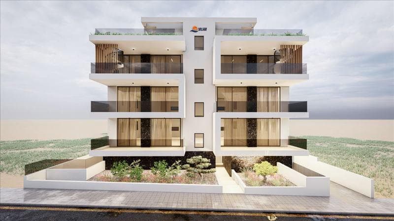 New residence with a roof-top garden close to the sea and the center of Larnaca