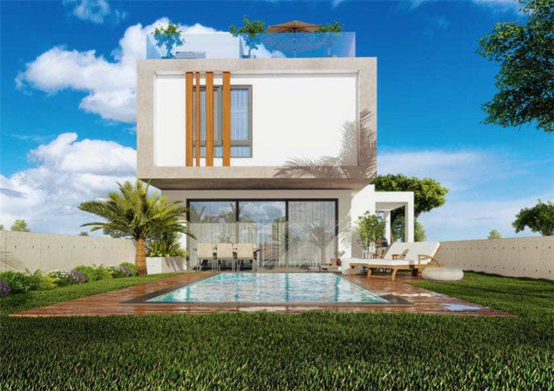 New residence with a gym near the marina