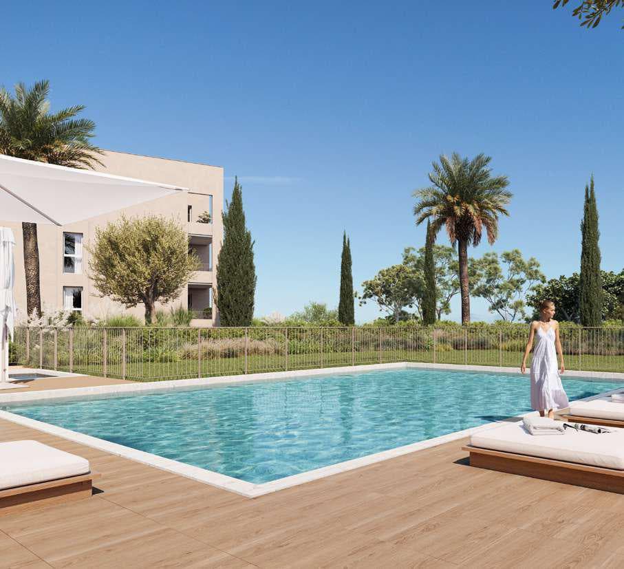 New residential complex of townhouses in Frejus, Cote d'Azur
