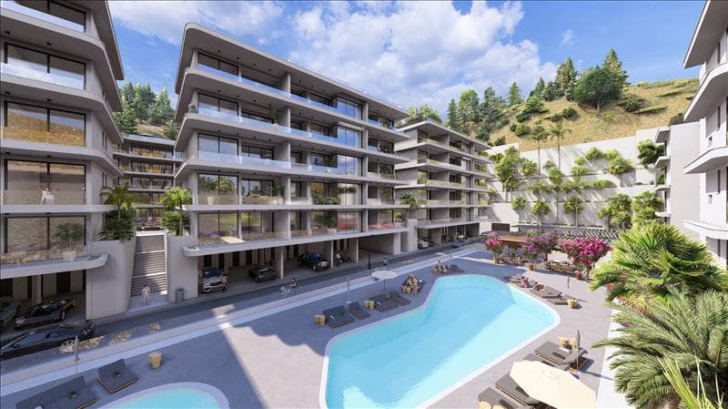 Residence with swimming pools and a gym, Agia Fila, Limassol