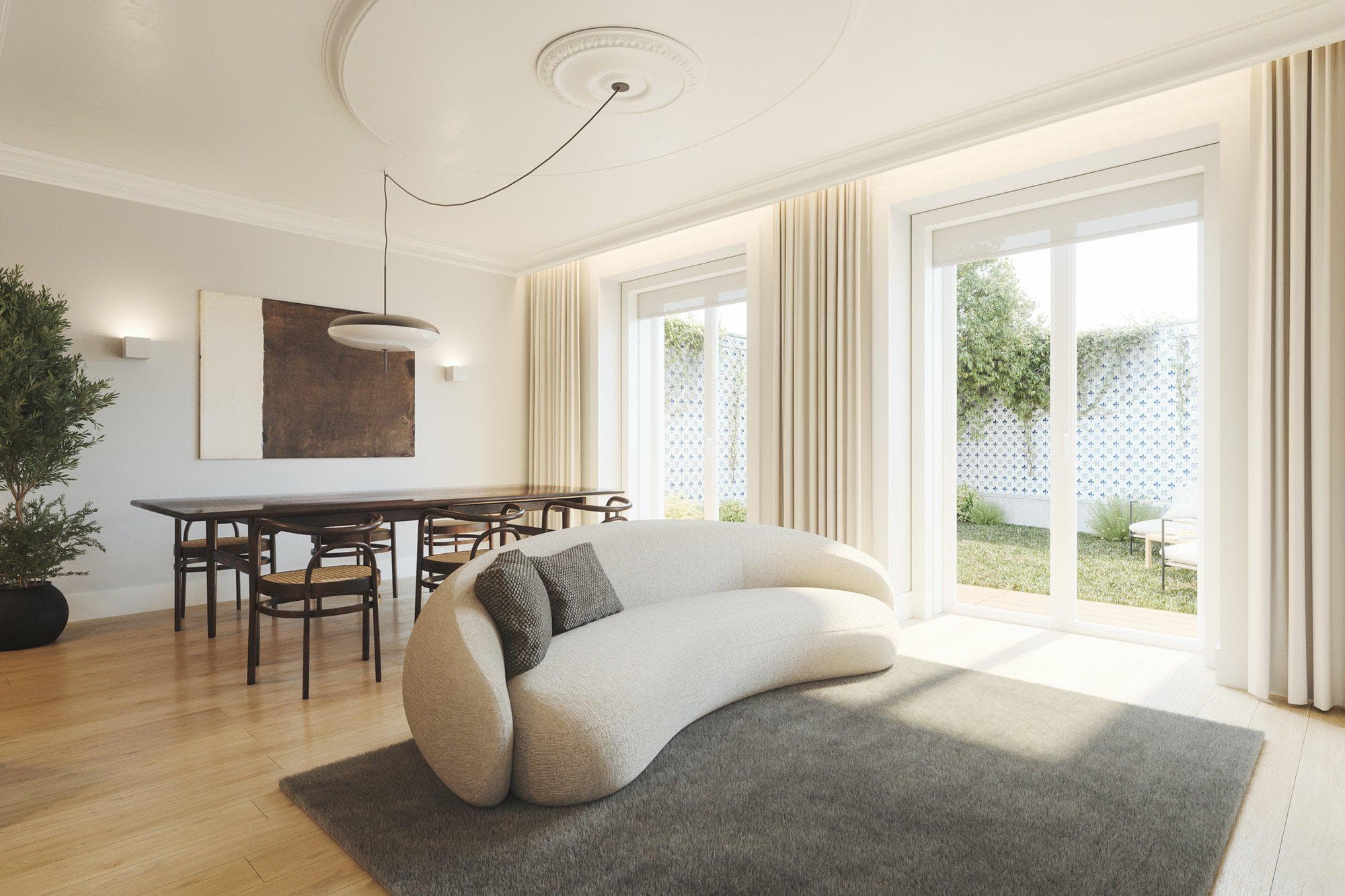 Apartments in a renovated historical building, central Lisbon
