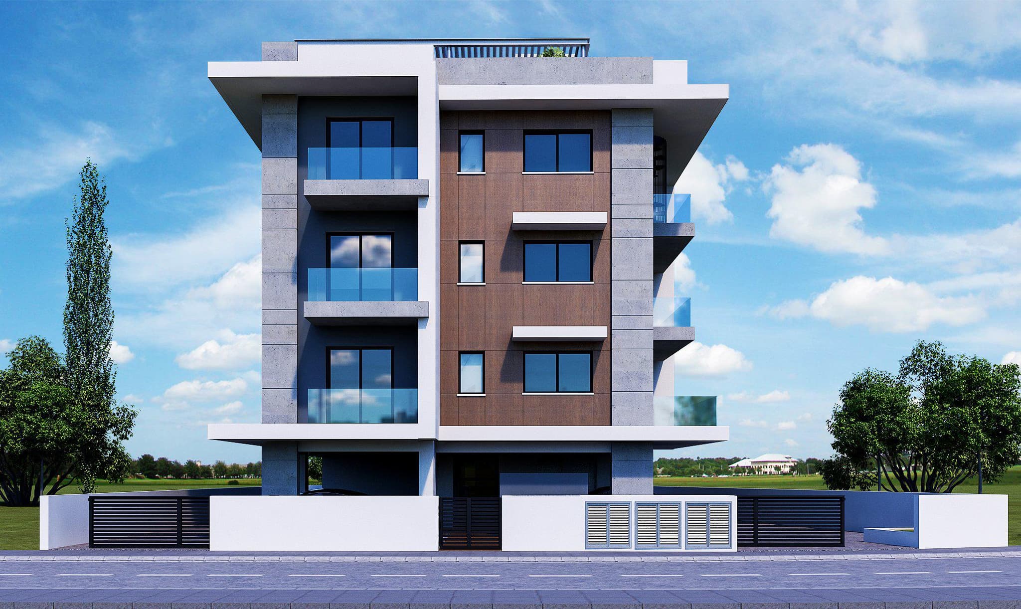 New low-rise residence close to the marina, Polemidia