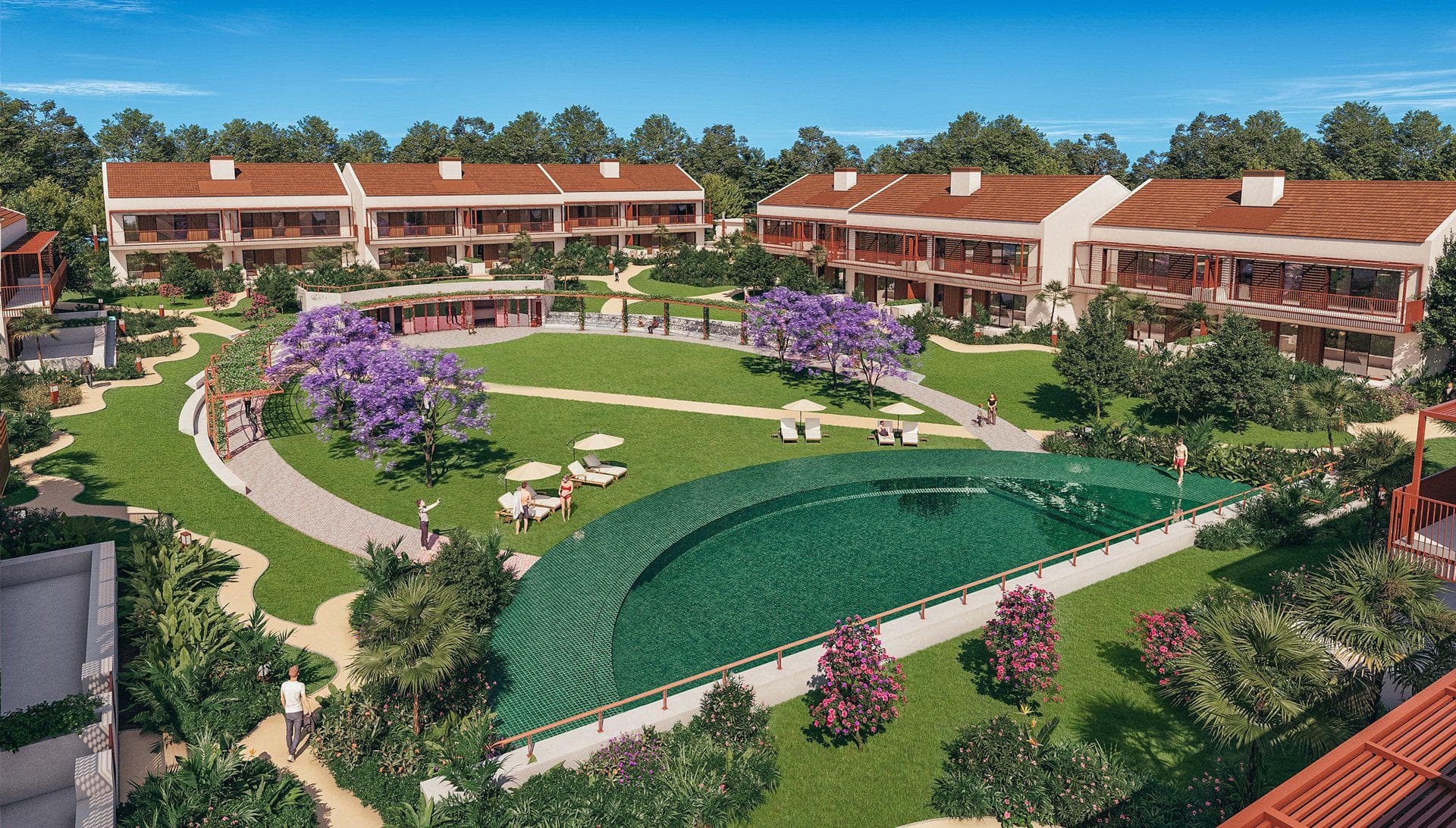 New condominium with good amenities between the sea and the mountains in Cascais