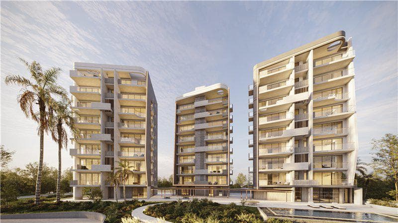 Residence with a garden and a swimming pool, Larnaca