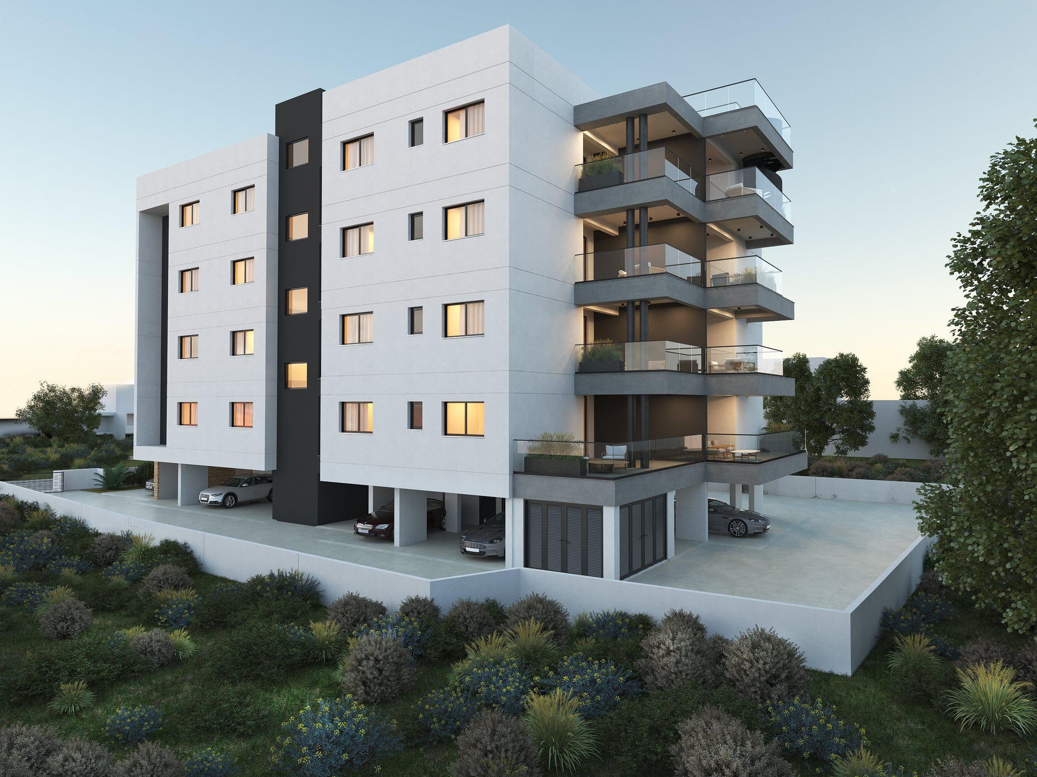 New low-rise residence close to highways, in a prestigious area of Limassol
