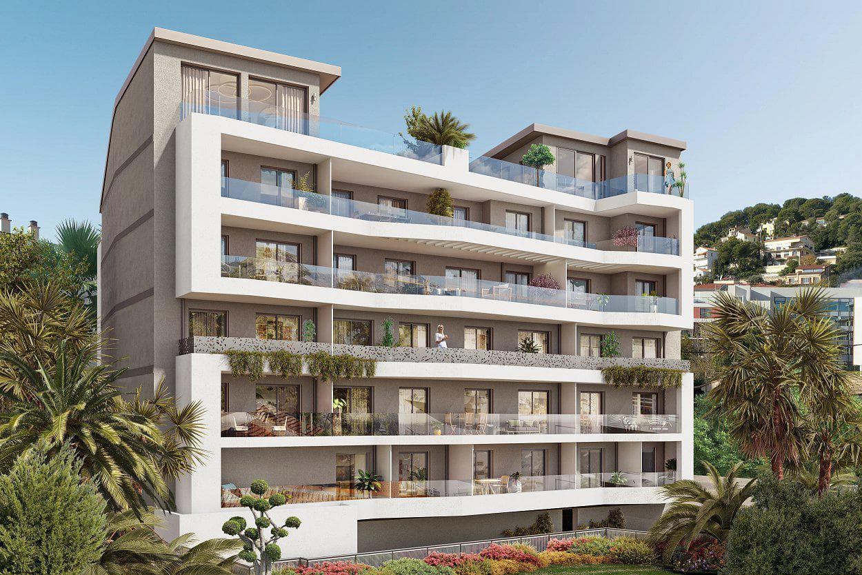 Two-level penthouse in a new residential complex just 600 m from the beach, Roquebrune-Cap-Martin, Cote d'Azur