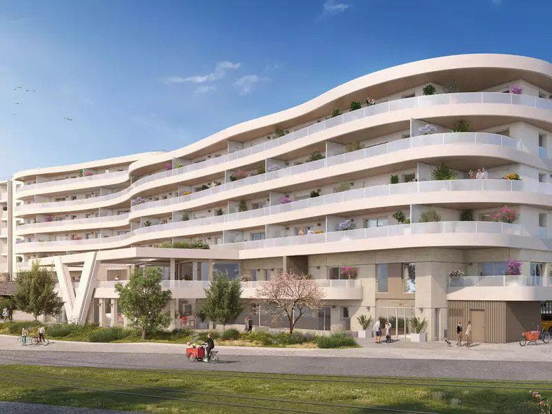 Refined new complex 10 minutes walk from the sea in Saint-Laurent-du-Var