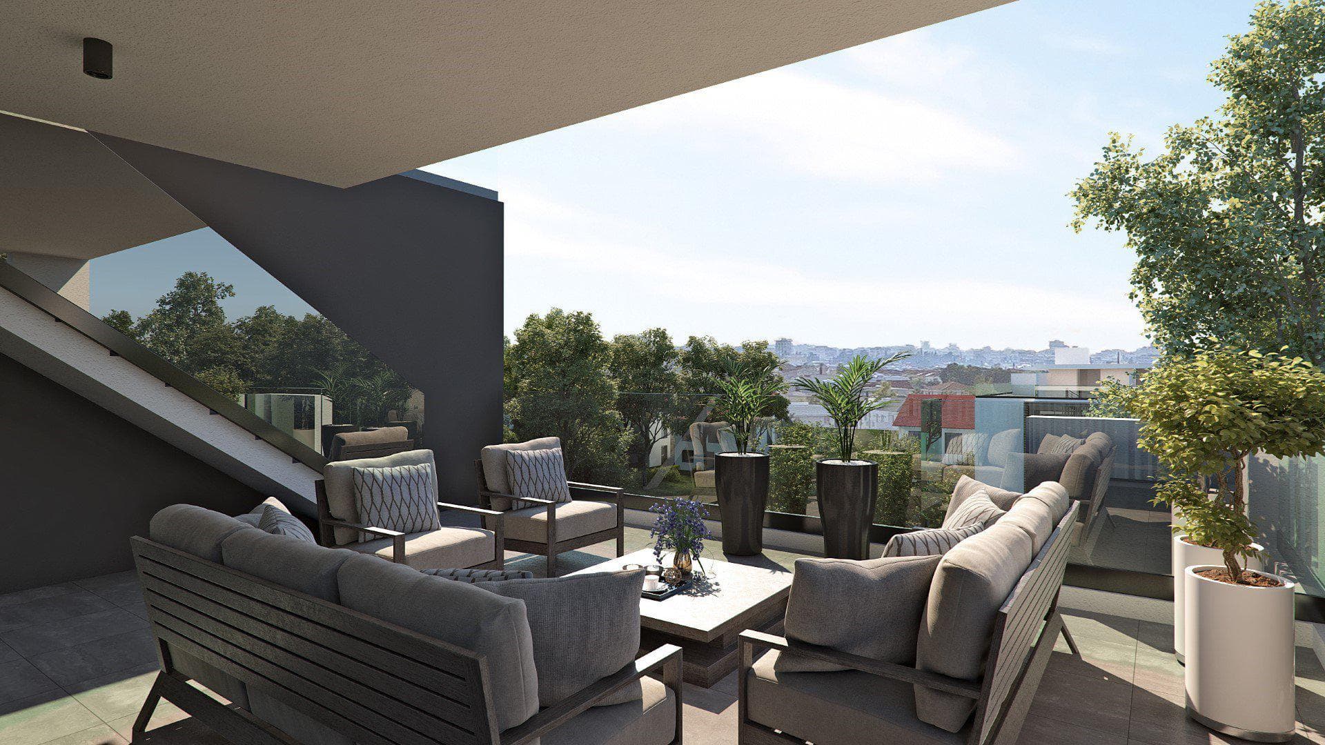 Modern residential complex near shopping center in Larnaca