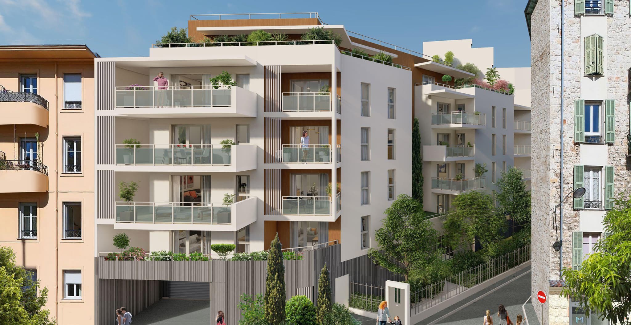 New residential complex with a parking in the Riquier area, Nice, Cote d'Azur