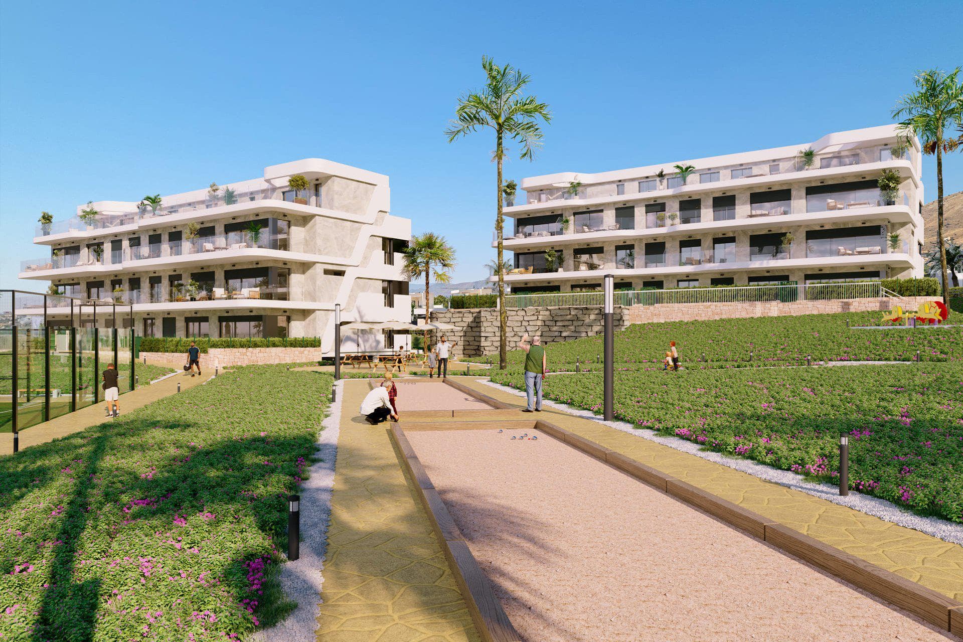 Modern complex with a good infrastructure in Finestrat, Alicante