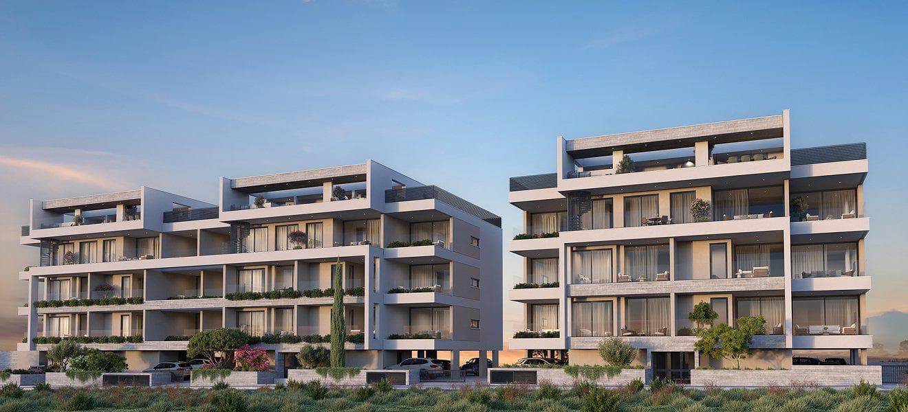 New residence with a swimming pool at 200 meters from the sea, Agios Athanasios