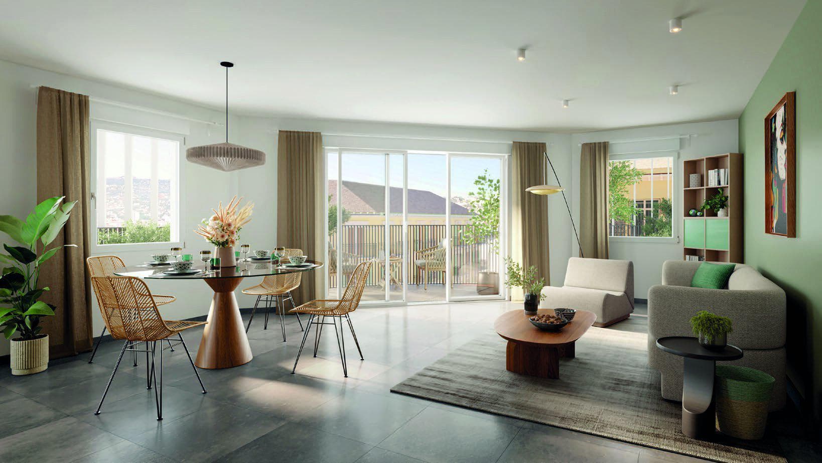 New residential complex with a parking in the heart of Nice, Cote d'Azur