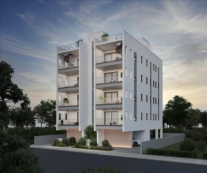 New low-rise residence with a parking, Larnaca