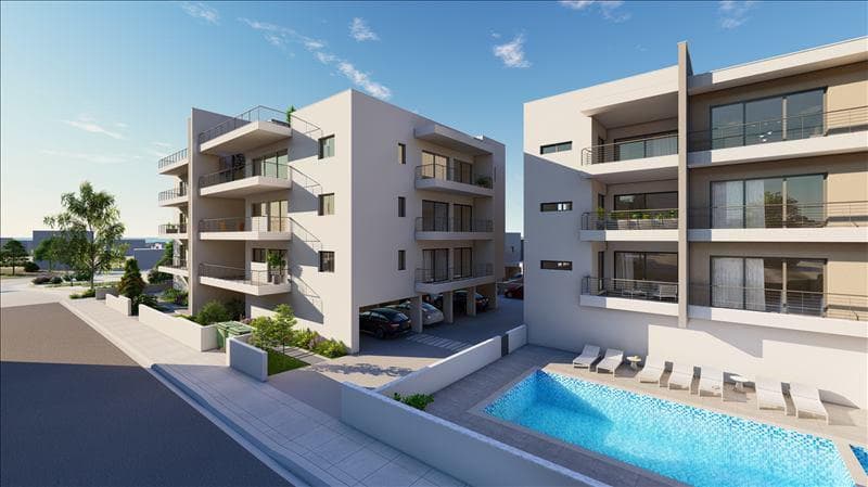 Modern residential complex in the center of Paphos