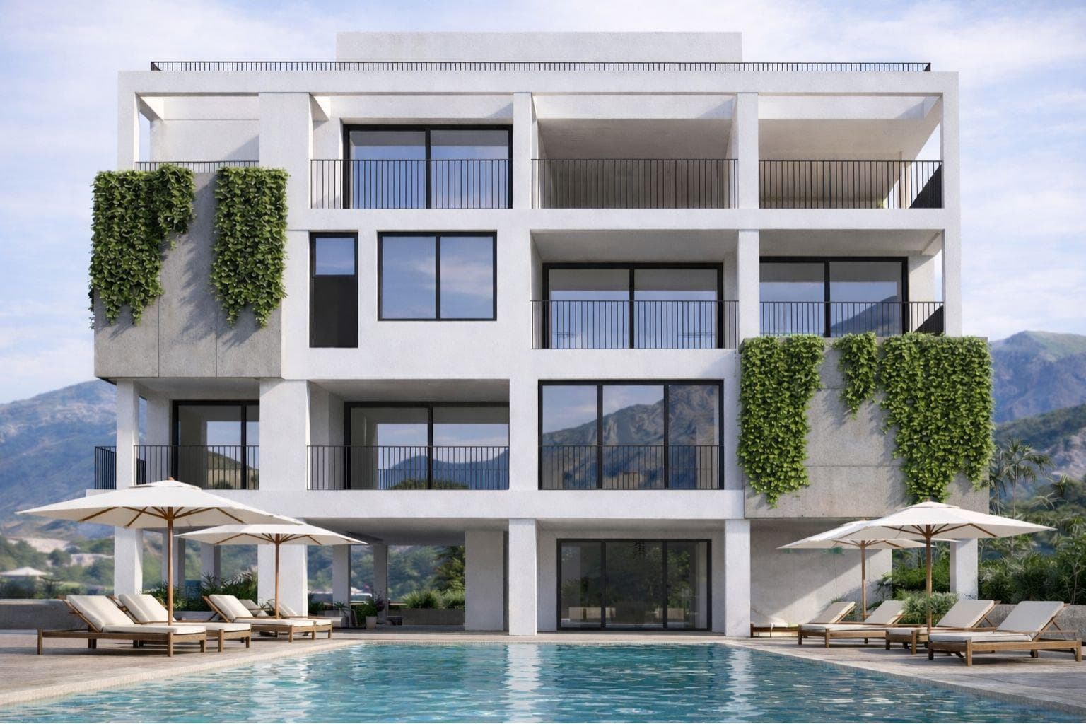 New residence with a swimming pool, 5 minutes from international schools