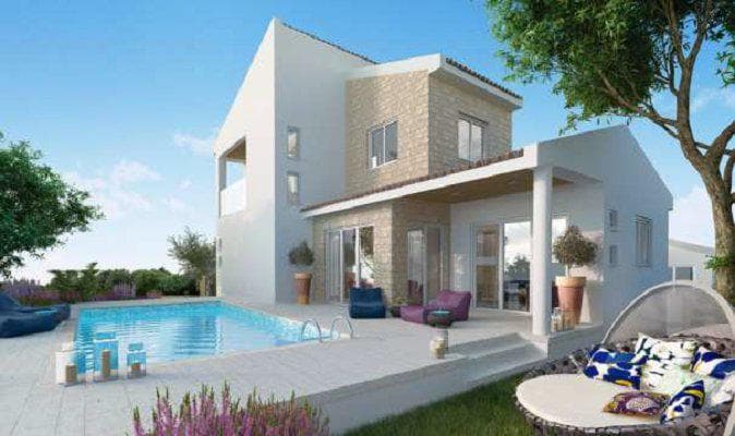 Complex of villas with a panoramic view close to the highway and the national park