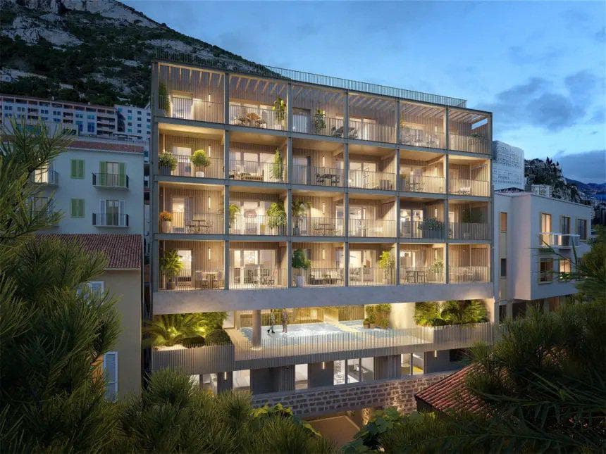 New apartments with parking spaces in Cap-d'Ail