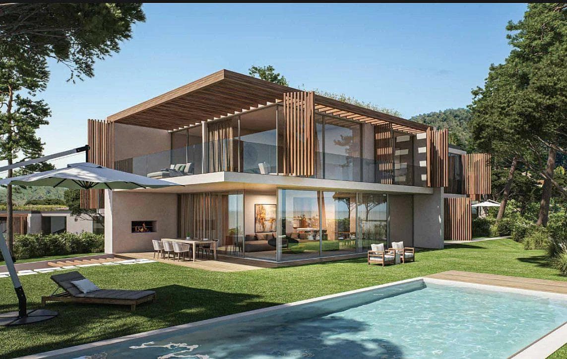 Exclusive villas with ocean views surrounded by a natural park