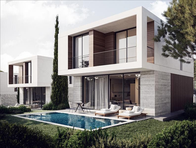 New complex of furnished villas with swimming pools