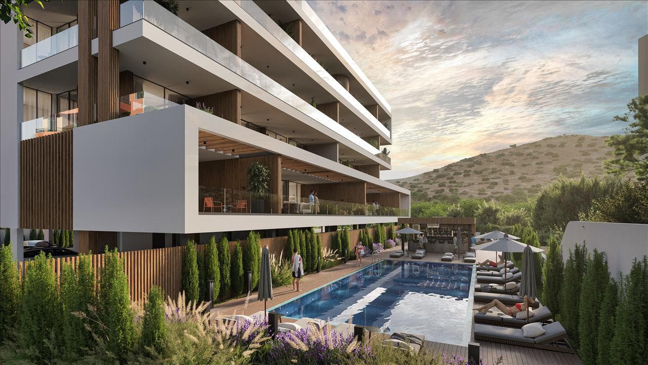 New residence with a swimming pool, a garden and a kids' playground 7 minutes away from the beach